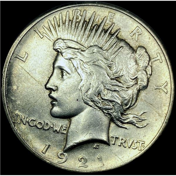 1921 Silver Peace Dollar CHOICE AU