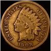 Image 1 : 1908-S Indian Head Cent NICELY CIRCULATED