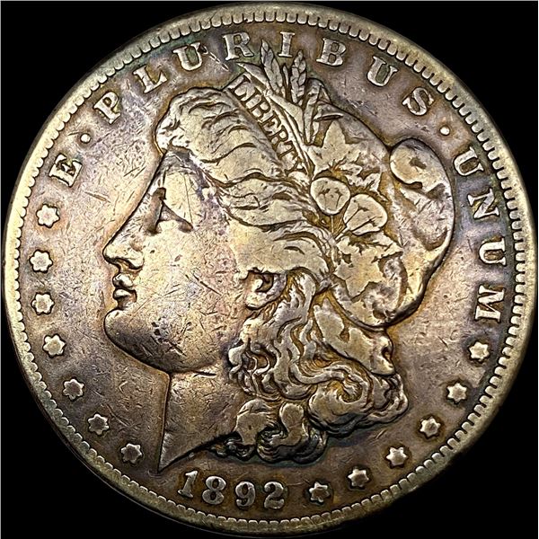 1892 Morgan Silver Dollar LIGHTLY CIRCULATED