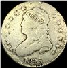 Image 1 : 1825 Capped Bust Silver Quarter NICELY  CIRCULATED