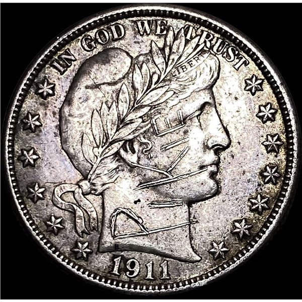 1911-D Silver Barber Half Dollar HIGH GRADE