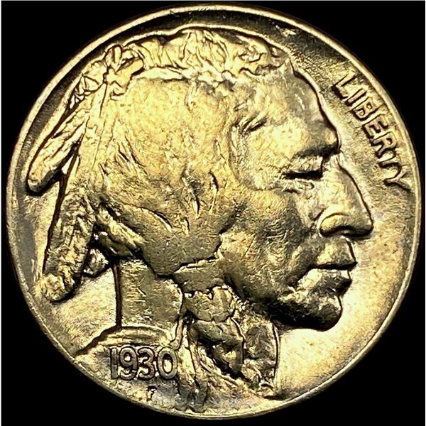 1930-S Nickel Buffalo Five Cents CLOSELY  UNCIRCULATED