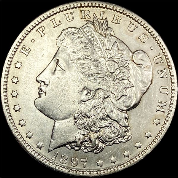 1897 Morgan Silver Dollar CLOSELY  UNCIRCULATED