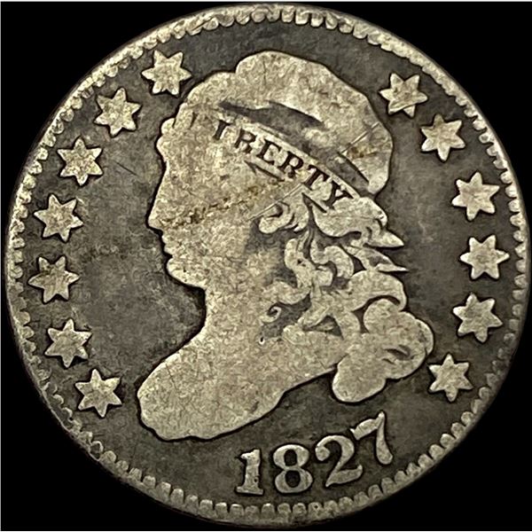 1827 Capped Bust Dime NICELY CIRCULATED