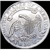 Image 2 : 1832 Capped Bust Silver Half Dollar NEARLY  UNCIRCULATED