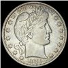 Image 1 : 1911 Silver Half Dollar (Barber) CLOSELY  UNCIRCULATED