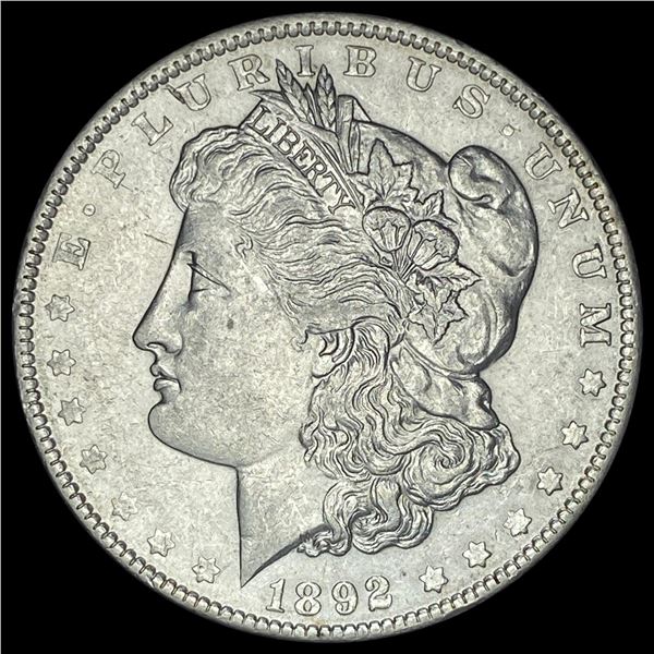 1892 Silver Morgan Dollar CLOSELY  UNCIRCULATED