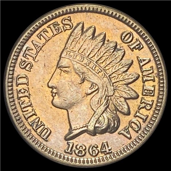 1864 Bronze Indian Head Cent CLOSELY  UNCIRCULATED