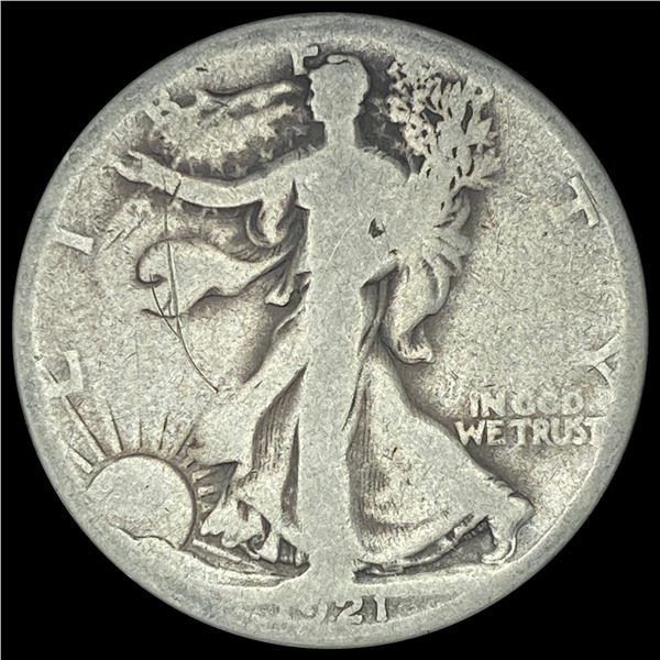 1921-S Silver Walking Liberty Half Dollar  NICELY CIRCULATED
