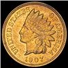 Image 1 : 1907 Indian Head Cent UNCIRCULATED