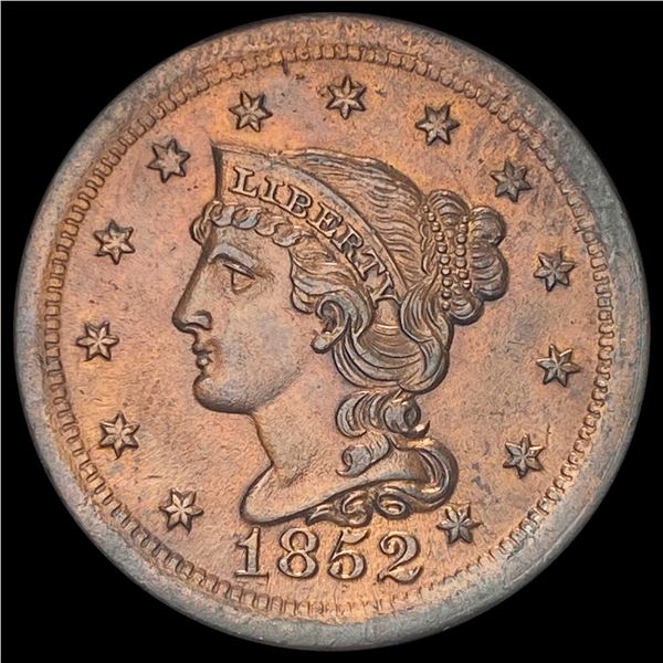 1852 Braided Hair Large Cent UNCIRCULATED