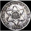 Image 1 : 1852 Silver Three-Cent Piece NEARLY  UNCIRCULATED