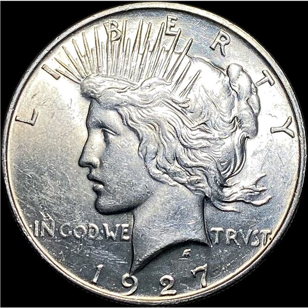 1927-S Silver Peace Dollar CHOICE AU
