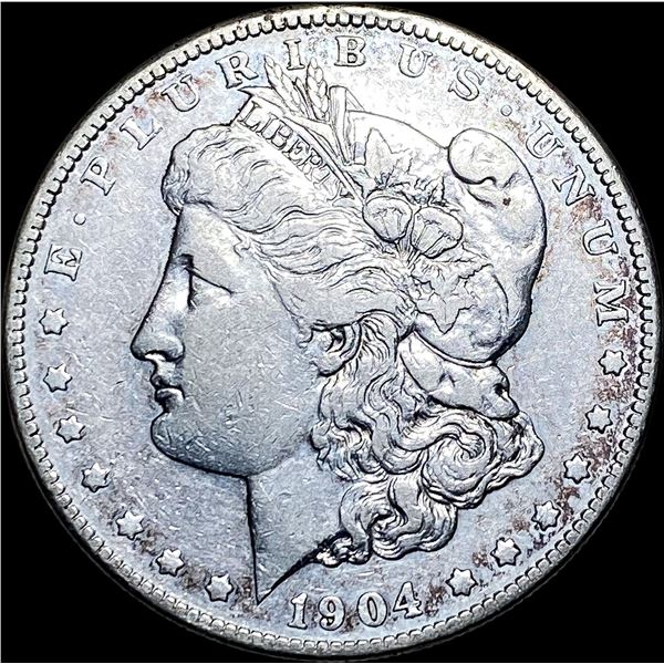 1904-S Silver Morgan Dollar NEARLY  UNCIRCULATED
