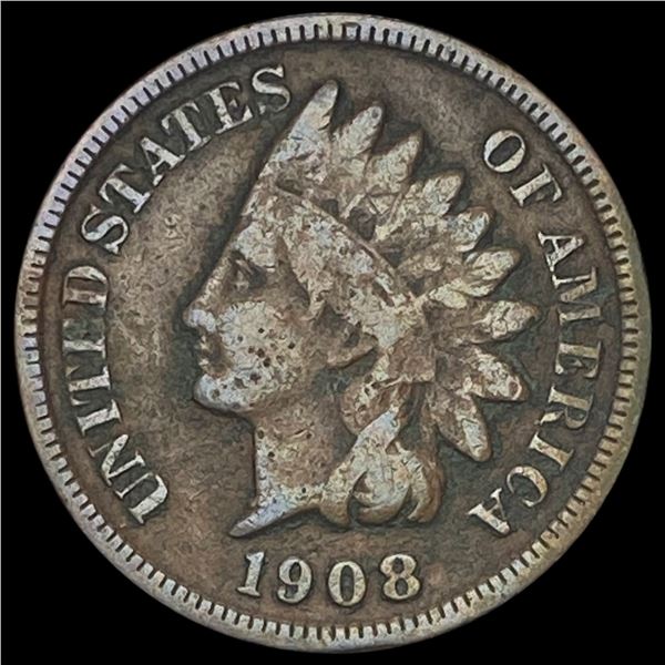 1908-S Indian Head Cent LIGHTLY CIRCULATED