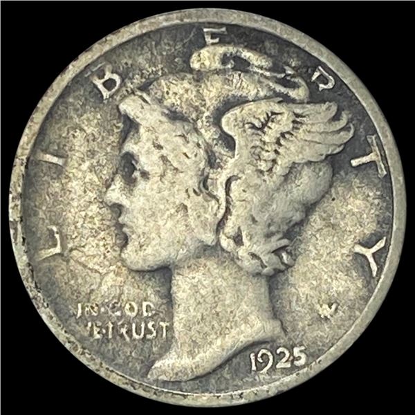 1925-D Mercury Dime LIGHTLY CIRCULATED