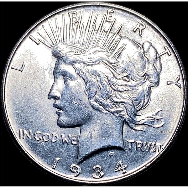 1934-D Silver Peace Dollar UNC