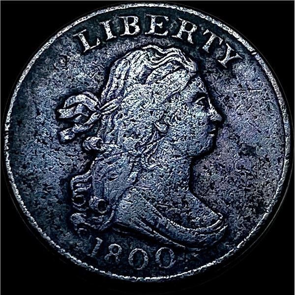 1800 Copper Half Cent LIGHTLY CIRCULATED