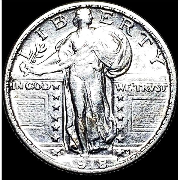 1918 Standing Liberty Quarter CLOSELY  UNCIRCULATED
