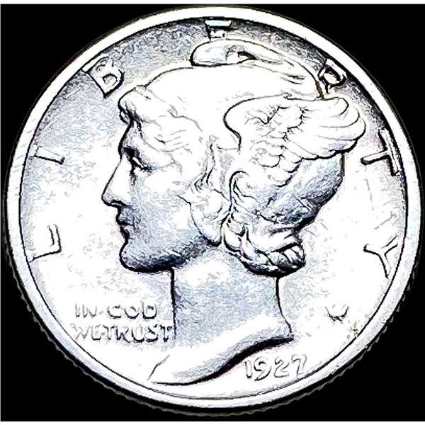 1927-D Mercury Dime CLOSELY UNCIRCULATED