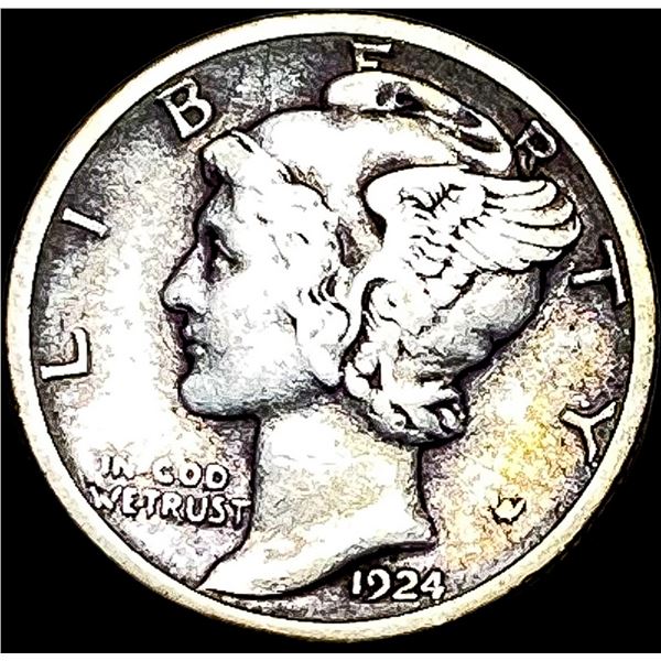 1924-S Silver Mercury Dime SUPERB GEM BU