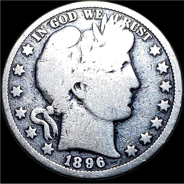 1896-O Silver Half Dollar NICELY CIRCULATED
