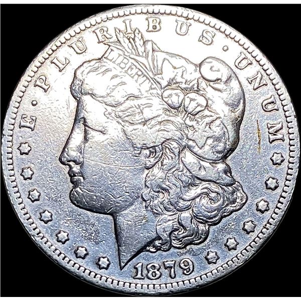 1879-CC Silver Morgan Dollar NEARLY  UNCIRCULATED
