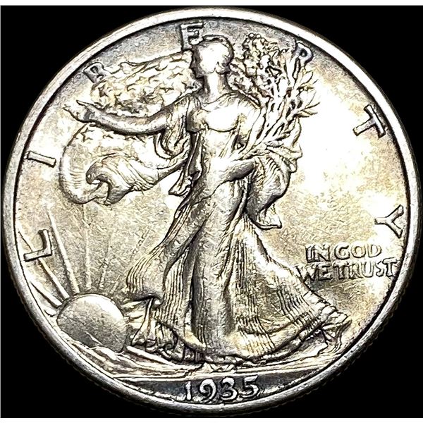 1935-S Silver Walking Liberty Half Dollar  CLOSELY UNCIRCULATED