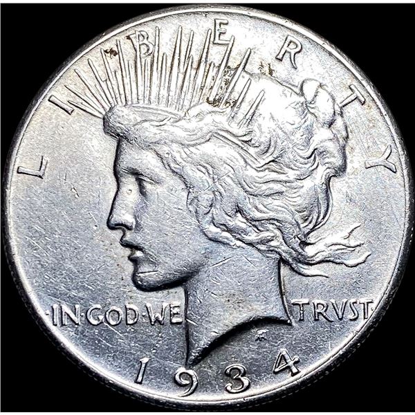 1934 Peace Silver Dollar CLOSELY UNCIRCULATED