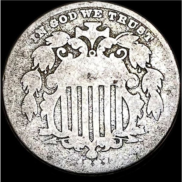 1881 Shield Nickel No Rays NICELY CIRCULATED