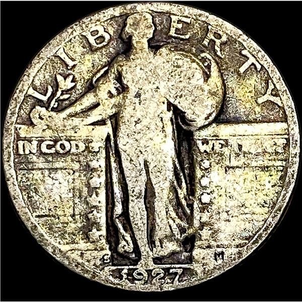 1927-S Silver Standing Liberty Quarter NICELY  CIRCULATED