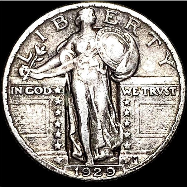 1929 Standing Liberty Silver Quarter NEAR UNC