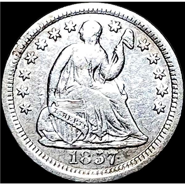 1857-O Silver Half Dime LIGHTLY CIRCULATED