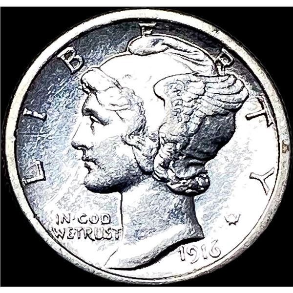1916 Mercury Dime CLOSELY UNCIRCULATED