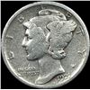 Image 1 : 1921-D Silver Mercury Dime NEARLY UNCIRCULATED