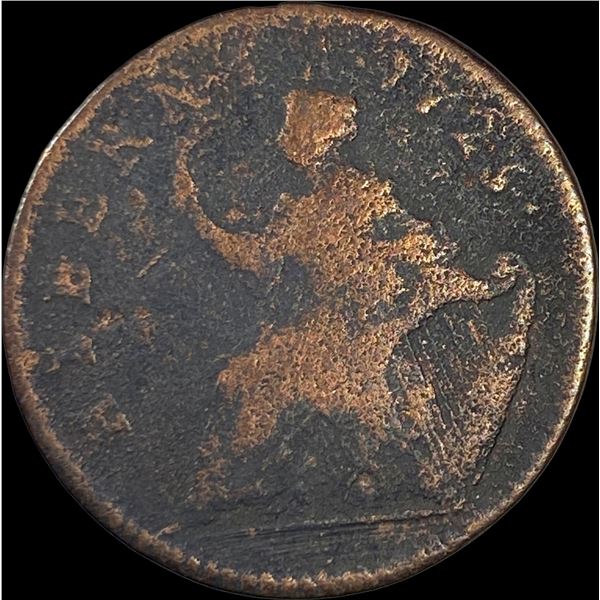 1723 Great Britain Halfpenny George III NICELY CIRCULATED