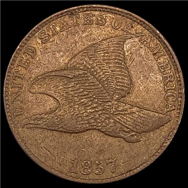 1857 Flying Eagle Cent CLOSELY UNCIRCULATED