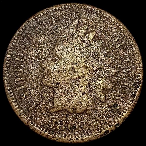 1869 Indian Head Cent NICELY CIRCULATED