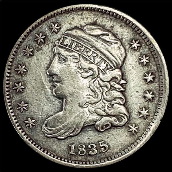 1835 Capped Bust Half Dime NEARLY UNCIRCULATED