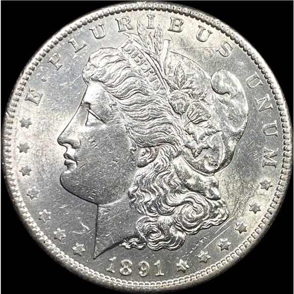 1891-S Silver Morgan Dollar CLOSELY UNCIRCULATED