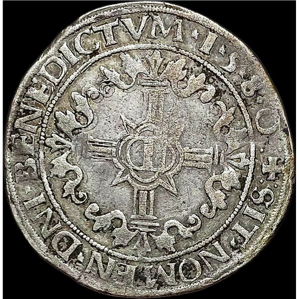 1568 Silver Thaler Holy Roman Empire HIGH GRADE
