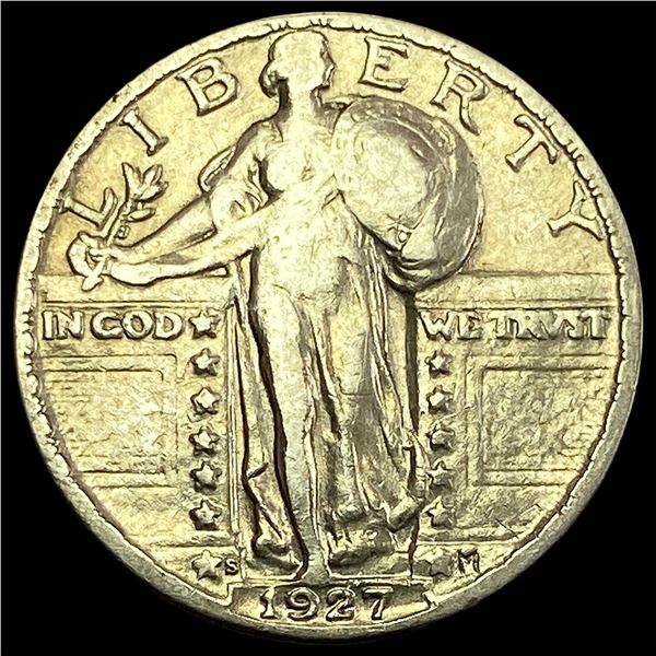 1927-S Standing Liberty Quarter LIGHTLY CIRCULATED