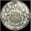 Image 1 : 1866 Shield Nickel NEARLY UNCIRCULATED
