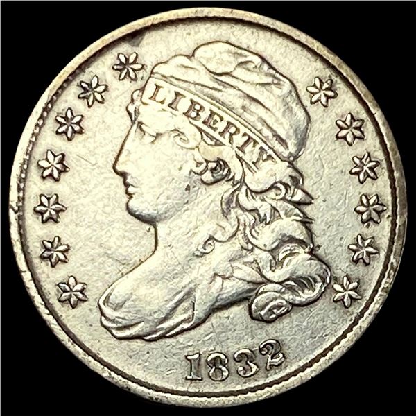 1832 Capped Bust Dime NEARLY UNCIRCULATED