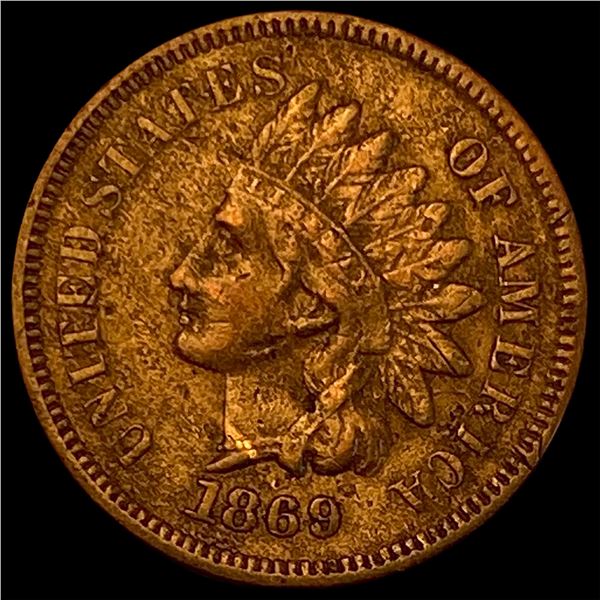 1869 Indian Head Cent CLOSELY UNCIRCULATED