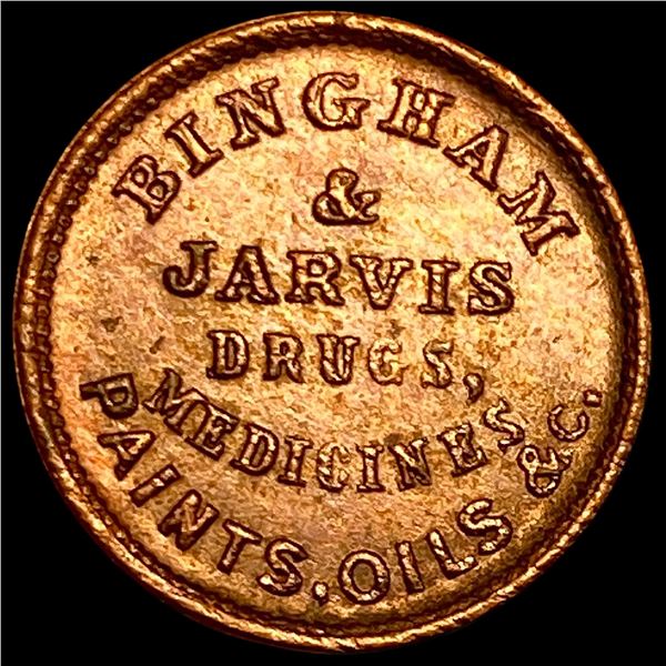 1863 Civil War Token-Cooperstown NY UNCIRCULATED