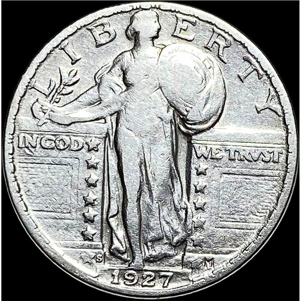 1927-S Standing Liberty Quarter LIGHTLY CIRCULATED