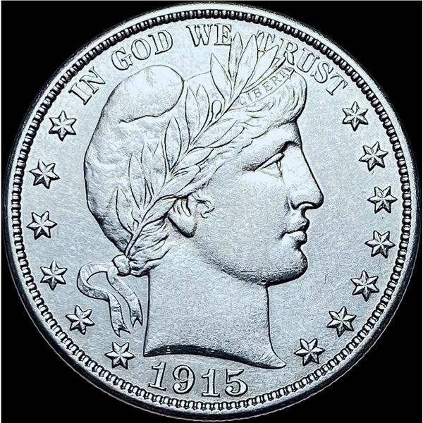 1915-D Silver Barber Half Dollar CHOICE AU