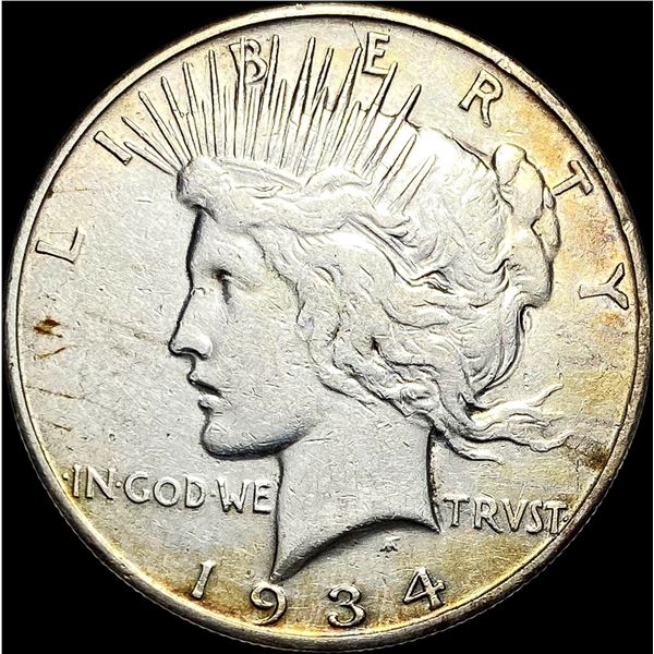 1934-S Silver Peace Dollar CLOSELY UNCIRCULATED
