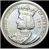 Image 1 : 1893 Isabella Columbian Silver Quarter UNCIRCULATED